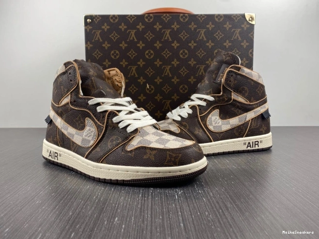 MaikeSneakers x Air Jordan 1 LV OFF-WHITE 0812